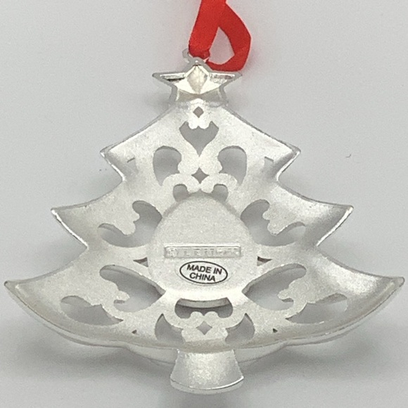 Lenox Bejeweled Silver- Plated Tree Ornament - Picture 4 of 7